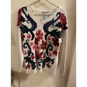 Vintage Golden Touch V-Neck Sweater